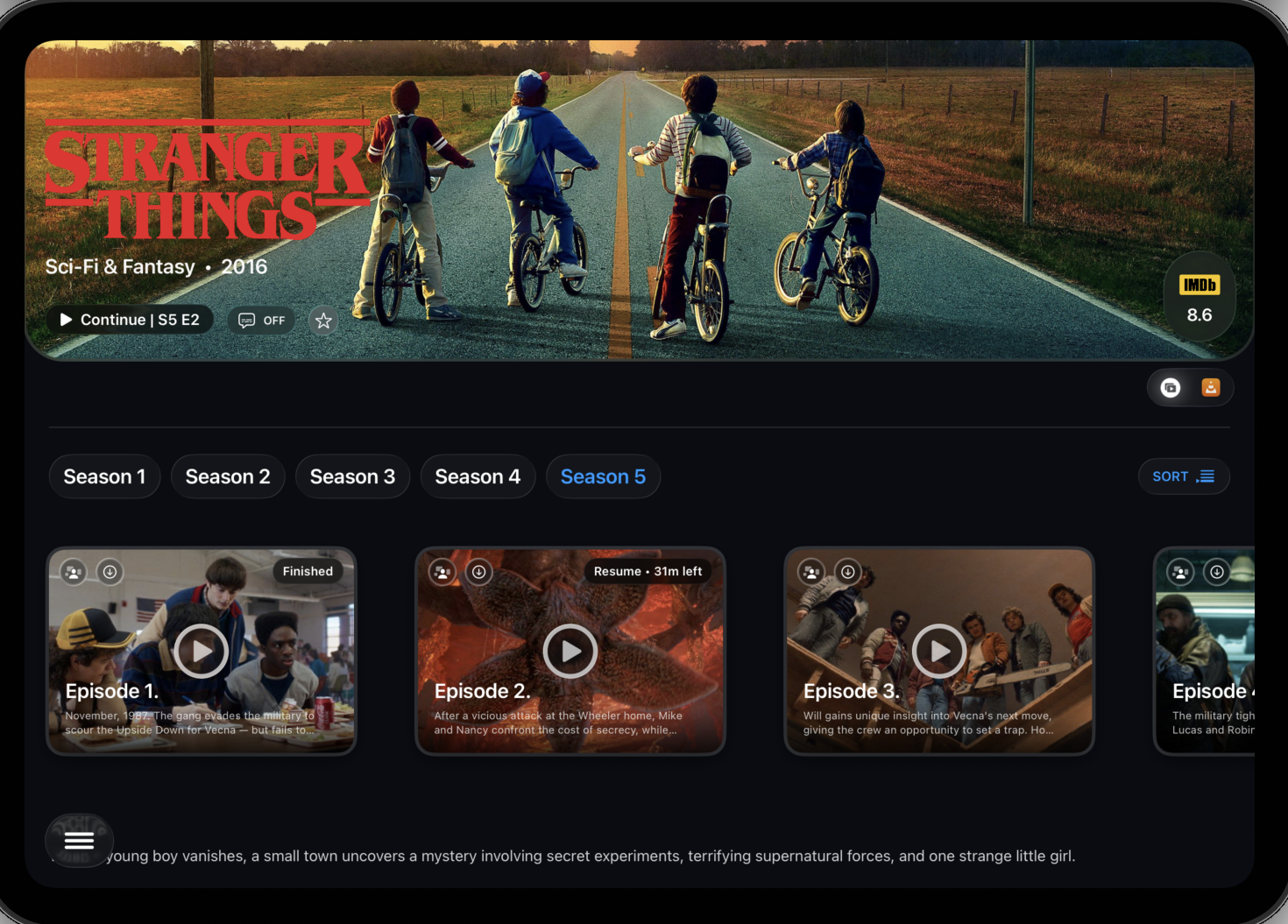 STRIMIX Episodes & Seasons